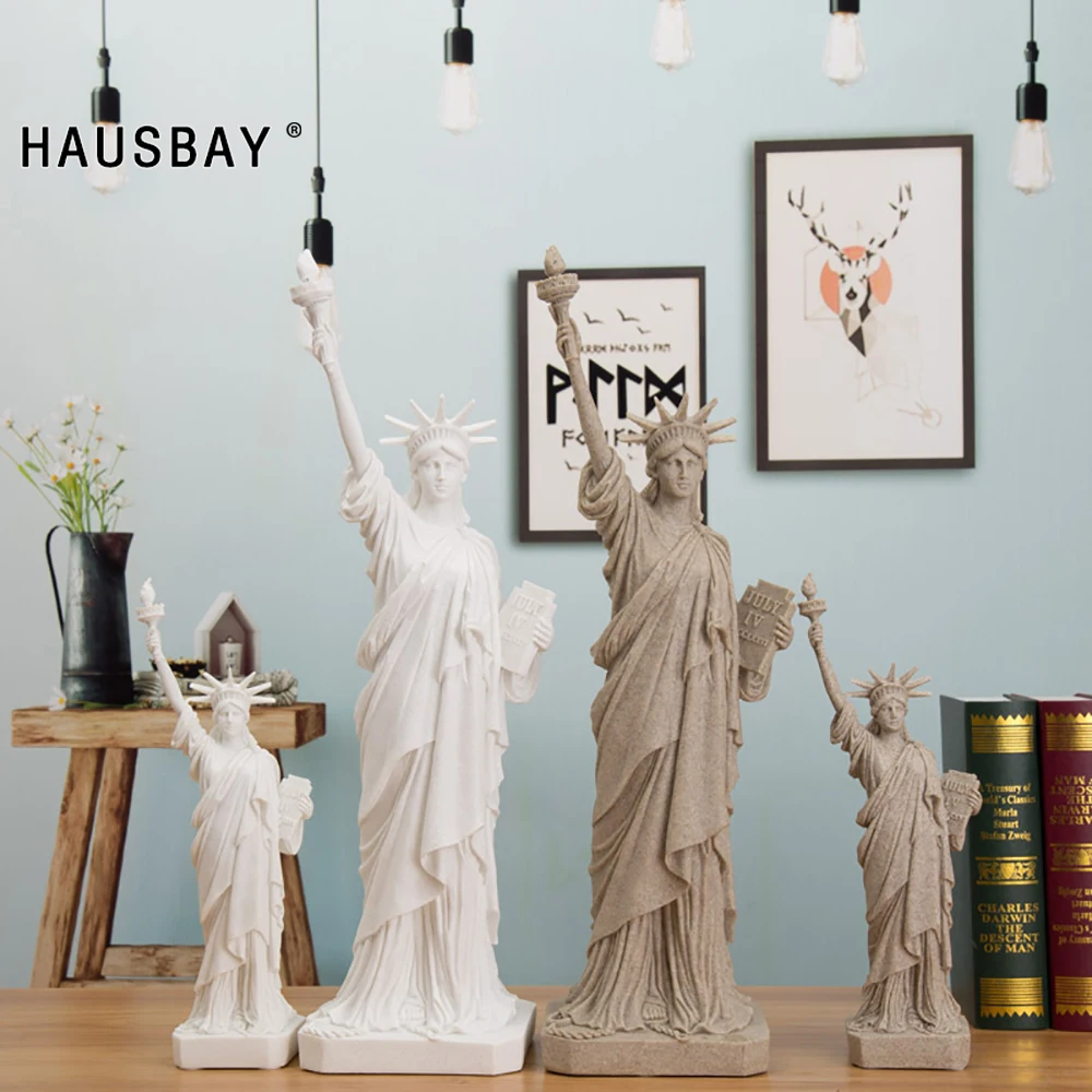 Статуя Свободы реплика модели статуэтки из песчаника и смолы креативное ремесло