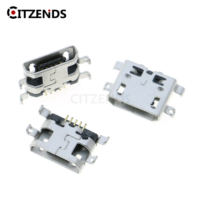 100 шт. разъем Micro USB 5pin B типа мама|connector female|connector 5pinconnector charge |