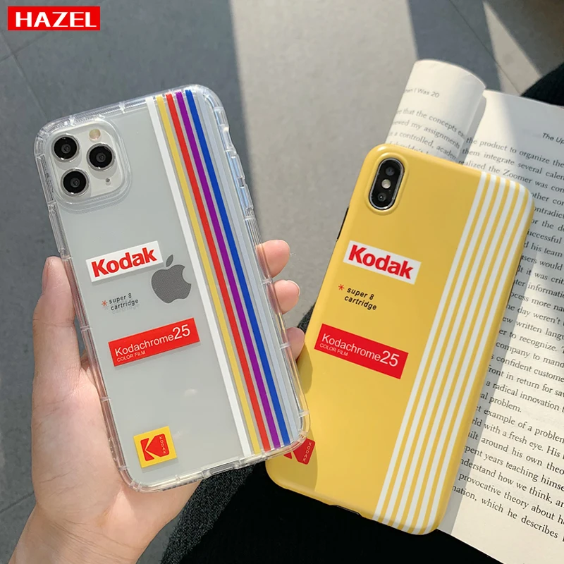 Классический чехол для телефона Kodak с полым логотипом мягкий прозрачный
