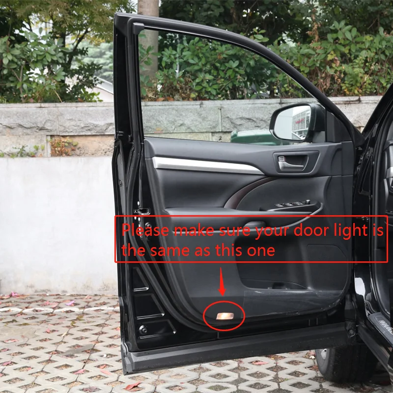 4 шт. автомобиль Добро пожаловать светильник для Prius светодиодный Luces эмблема