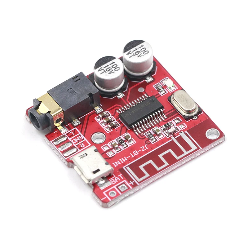 Red Bluetooth аудио приемник плата Bluetooth 4,1 mp3 декодер не допускающий потерь беспроводной стерео музыкальный модуль - Цвет: Red
