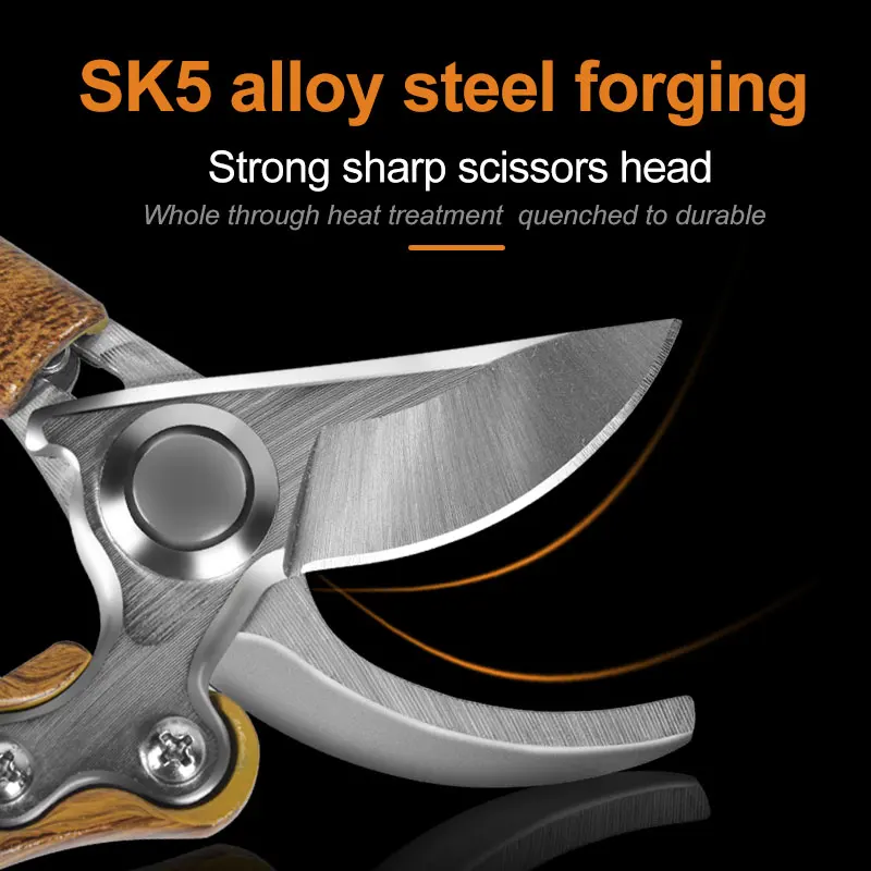 Садовый ручной секатор с sk5 стальными лезвиями ножницы для обрезки садовые