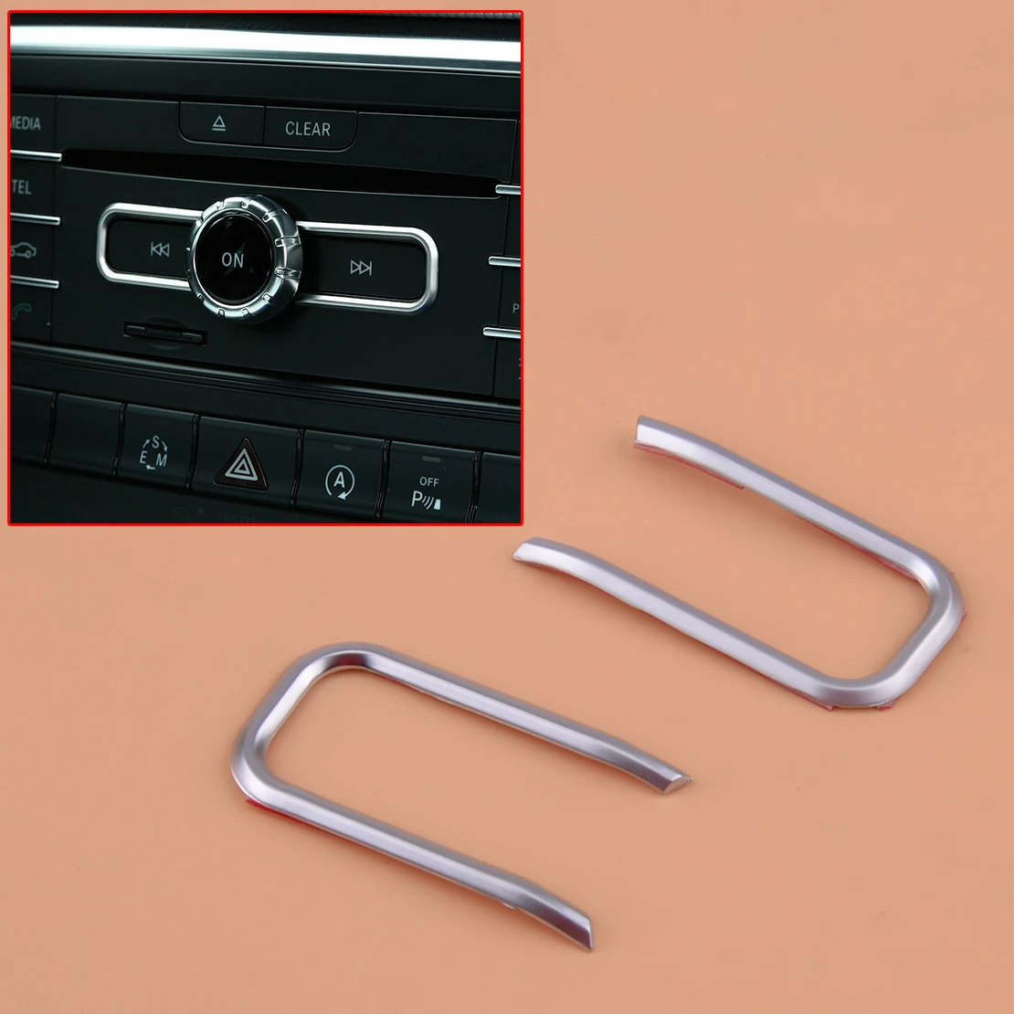 Декоративная Обложка с блестками для переключателя CD подходит Mercedes Benz A W176 B W246 CLA