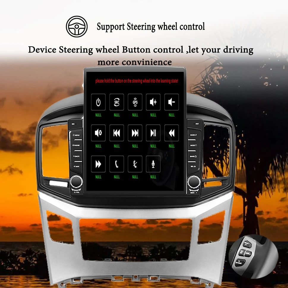 Автомобильный Dvd плеер 9 7 дюйма 2 din Android 10 0 4G для Hyundai H1 Grand Starex 2015 20 радио магнитофон