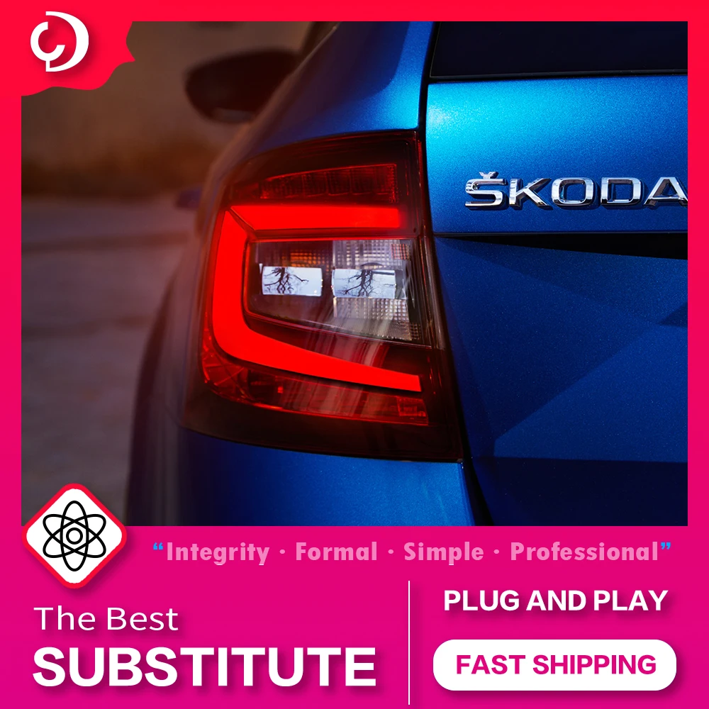 

AKD автомобильный Стайлинг, задний фонарь s для skoda octavia, задсветильник s 2015 2016 2017, светодиодный задний фонарь DRL, задний фонарь, сигнал поворота,...
