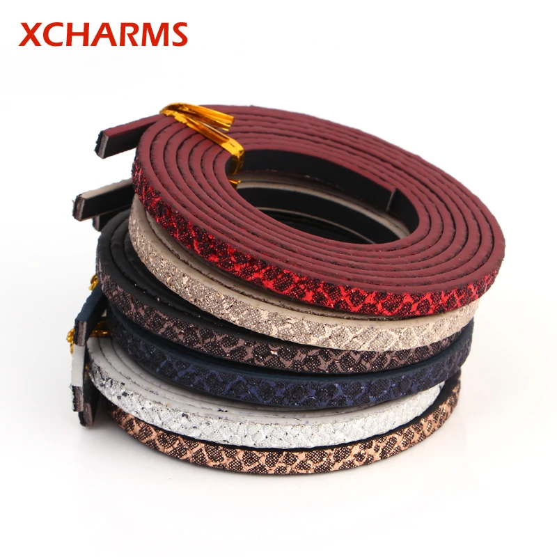 XCHARMS/5 мм/кожаный шнур веревка/ювелирные аксессуары/Запчасти для