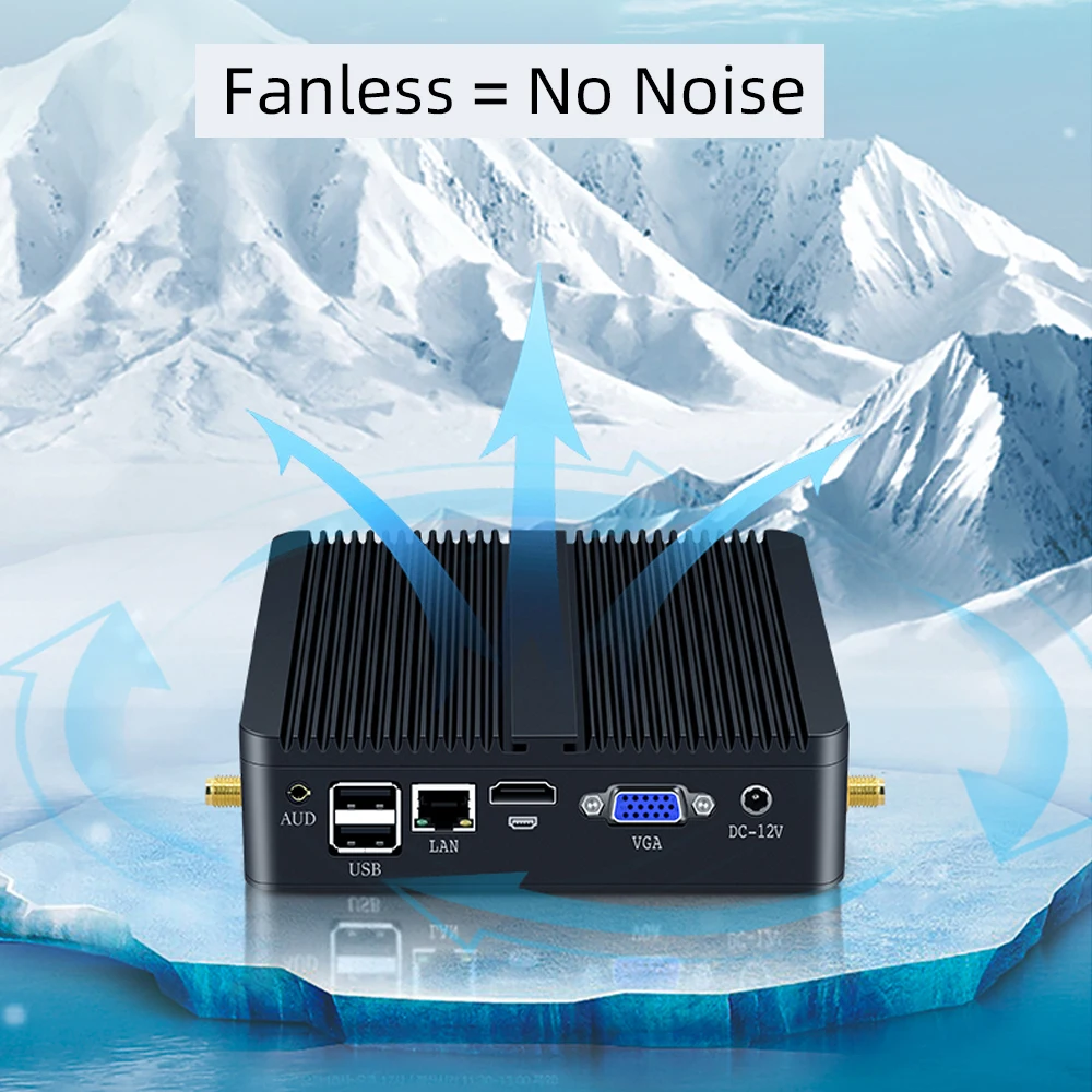 Мини-ПК YCSD Intel Core i7 4500U i5 4200U без вентилятора Windows 10 7 настольный мини-ПК HDMI USB 3 0 Htpc