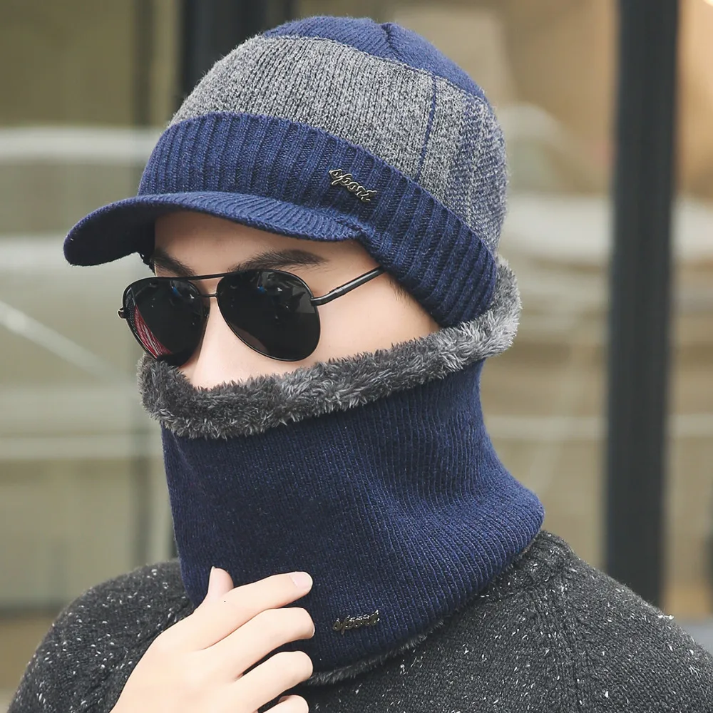 Зимняя шапка Skullies Beanies, зимние шапки бини для мужчин и женщин, шерстяной шарф, шапки, Балаклава, маска, шапка, вязаная шапка
