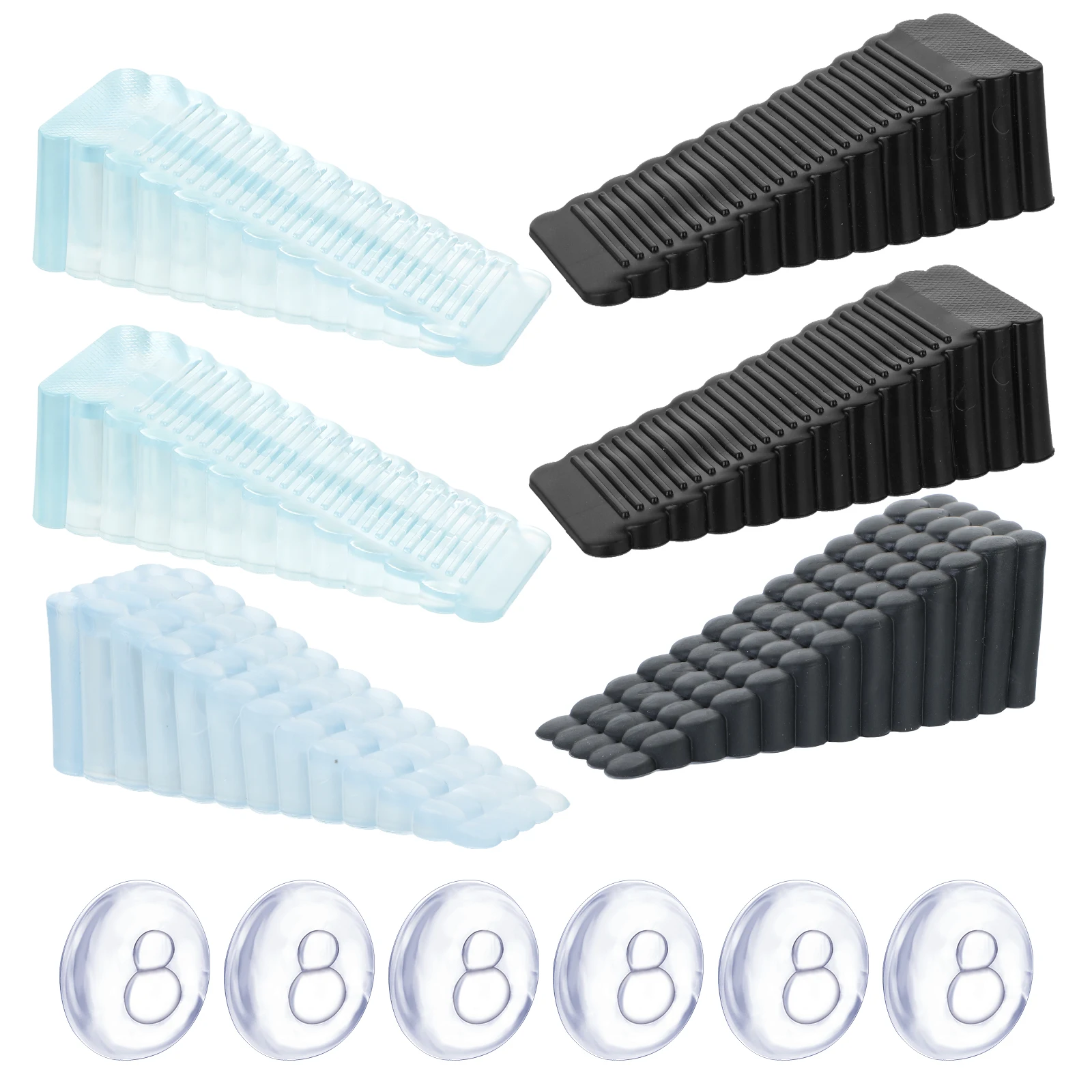 Дверная пробка прозрачная дверная ручка буферная защита стены силикагель