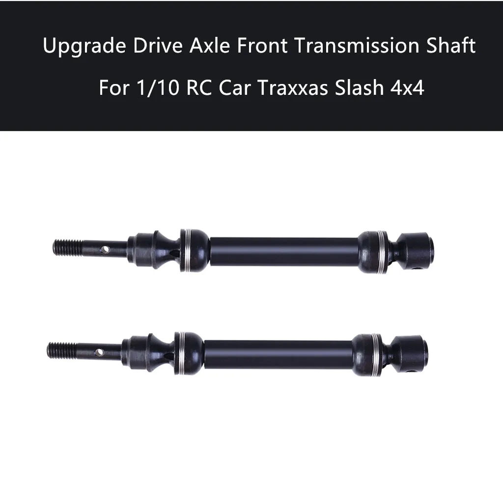 Модернизированный приводной вал передний трансмиссионный для Traxxas 1/10 Slash 4x4 Stampede