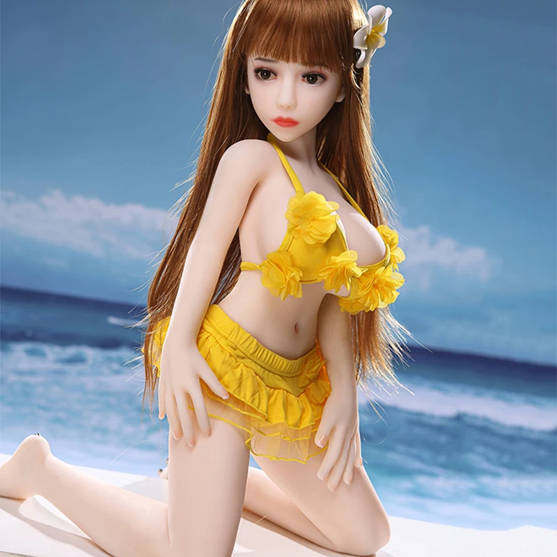 Кукла из тпе 100 см с большой грудью силиконовая Реалистичная кукла мини Вагина