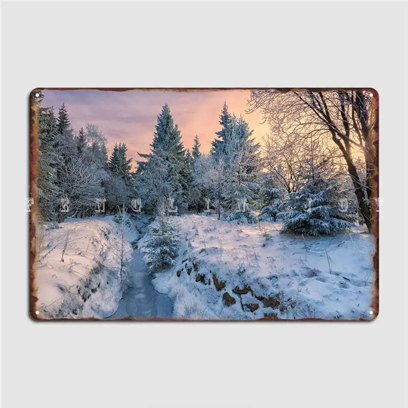 

Winter Wonderland Poster Metal Plaque Club Home Cave Pub Personalized Wall Plaque Tin Sign Poster