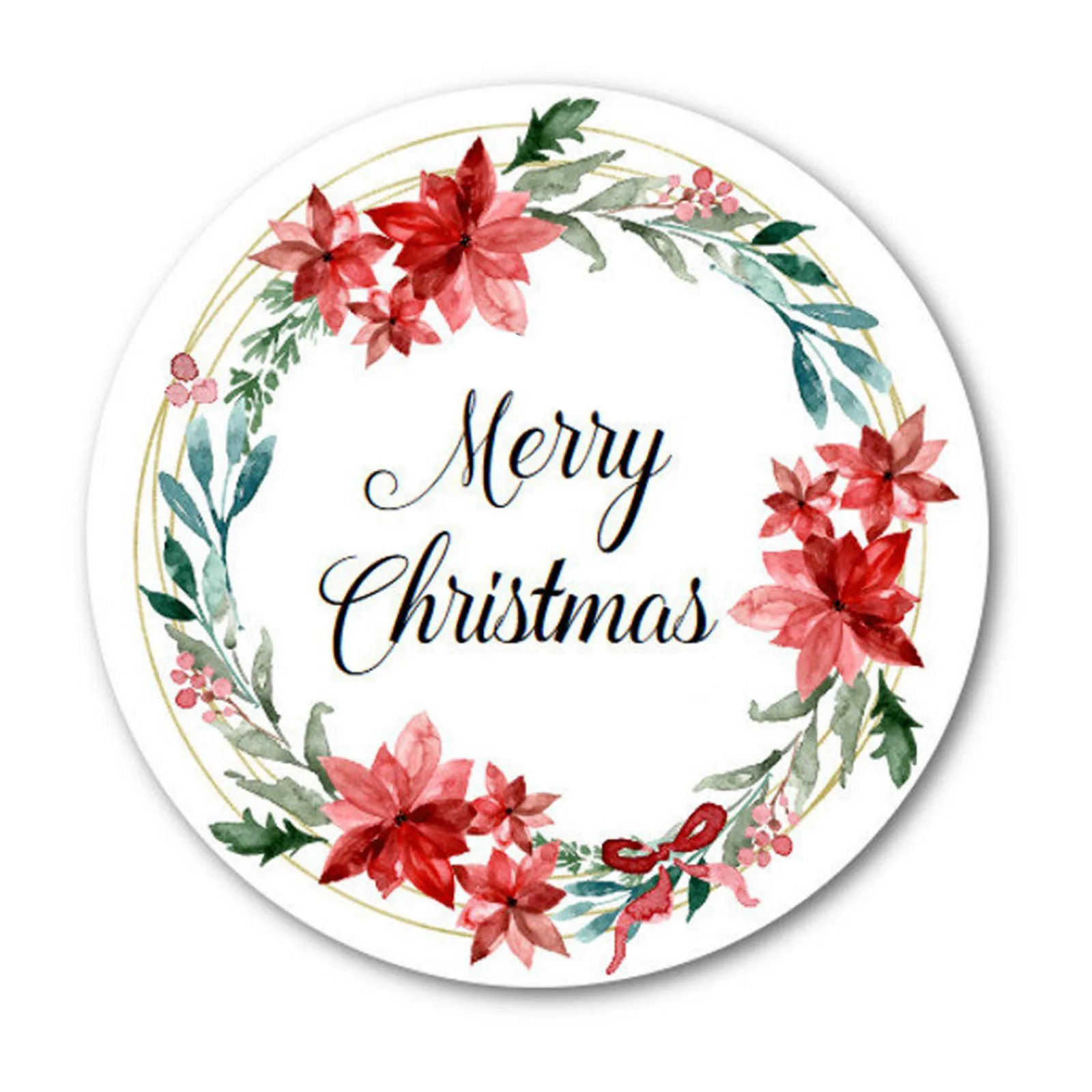 Новая наклейка в рулоне рождественский подарок украшение праздничные вечерние