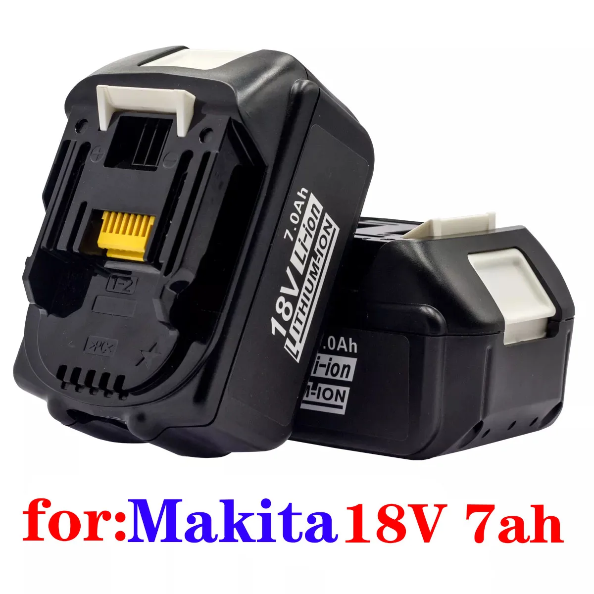 

Suitable FOR Makita 18V Replacement Power Tool 18650 Battery BL1860 B, 7000mAh, With Charger, BL1850B, BL1860, BL1840, BL1815