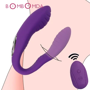 vibrator вибратор екс Шоп игрушки для взрослых Вибратор для женщин клитор стимулятор двойной вибратор U Тип интимные игруш