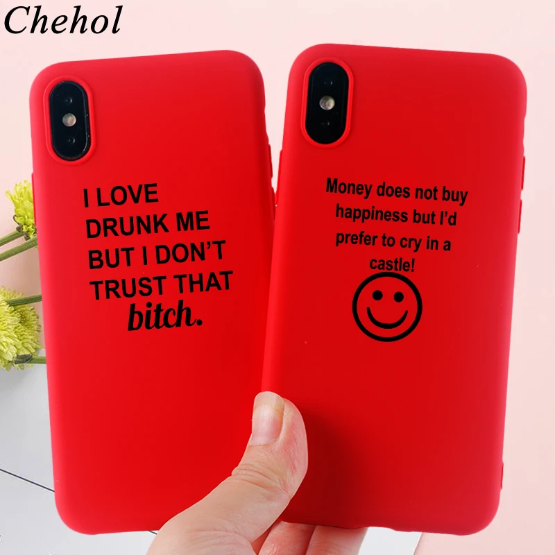 Модные чехлы для телефонов с буквенным принтом iPhone 11 Pro 8 7 6s Plus X XS MAX XR забавный
