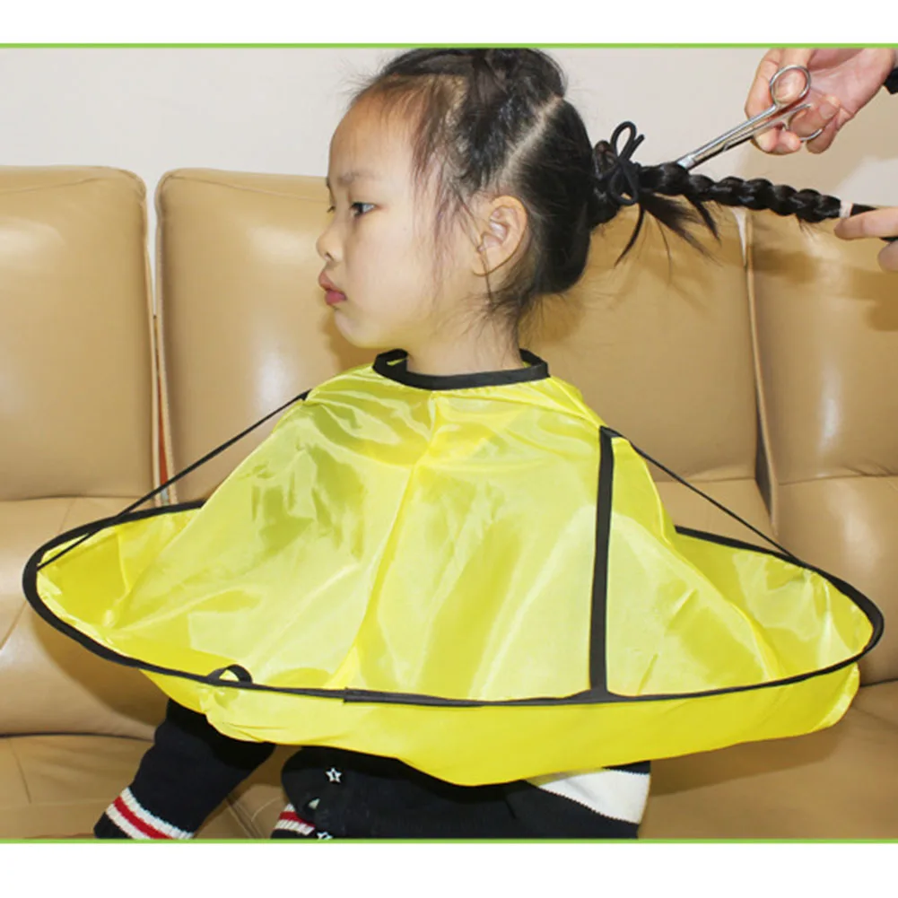 Складной Детский фартук для мытья волос накидка стрижки нагрудники шарф