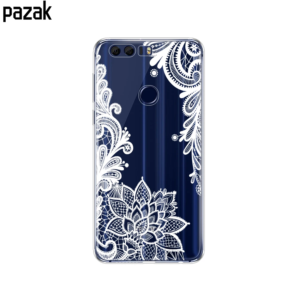 Силиконовый чехол для телефона huawei honor 8 honor 8 lite, чехлы, мягкая задняя крышка из ТПУ для телефона, полностью 360, защитный чехол, дизайн