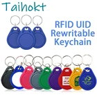 510 шт. Rfid смарт-чип копировальная карта Nfc 0 сектор перезаписываемый 13,56 МГц 1k S50 брелок копия дубликатор значок Uid копировальная бирка
