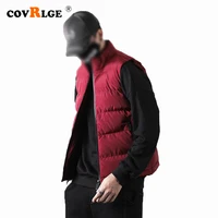 covrlge hot winter mens cotton clothing mens fashion personality vest casual mens warm cotton clothing trend coat male mwb038