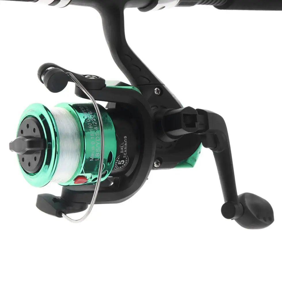 2 4 м рыболовная удочка Fly Line комбо полная Наборы Катушка для спиннинга полюс набор