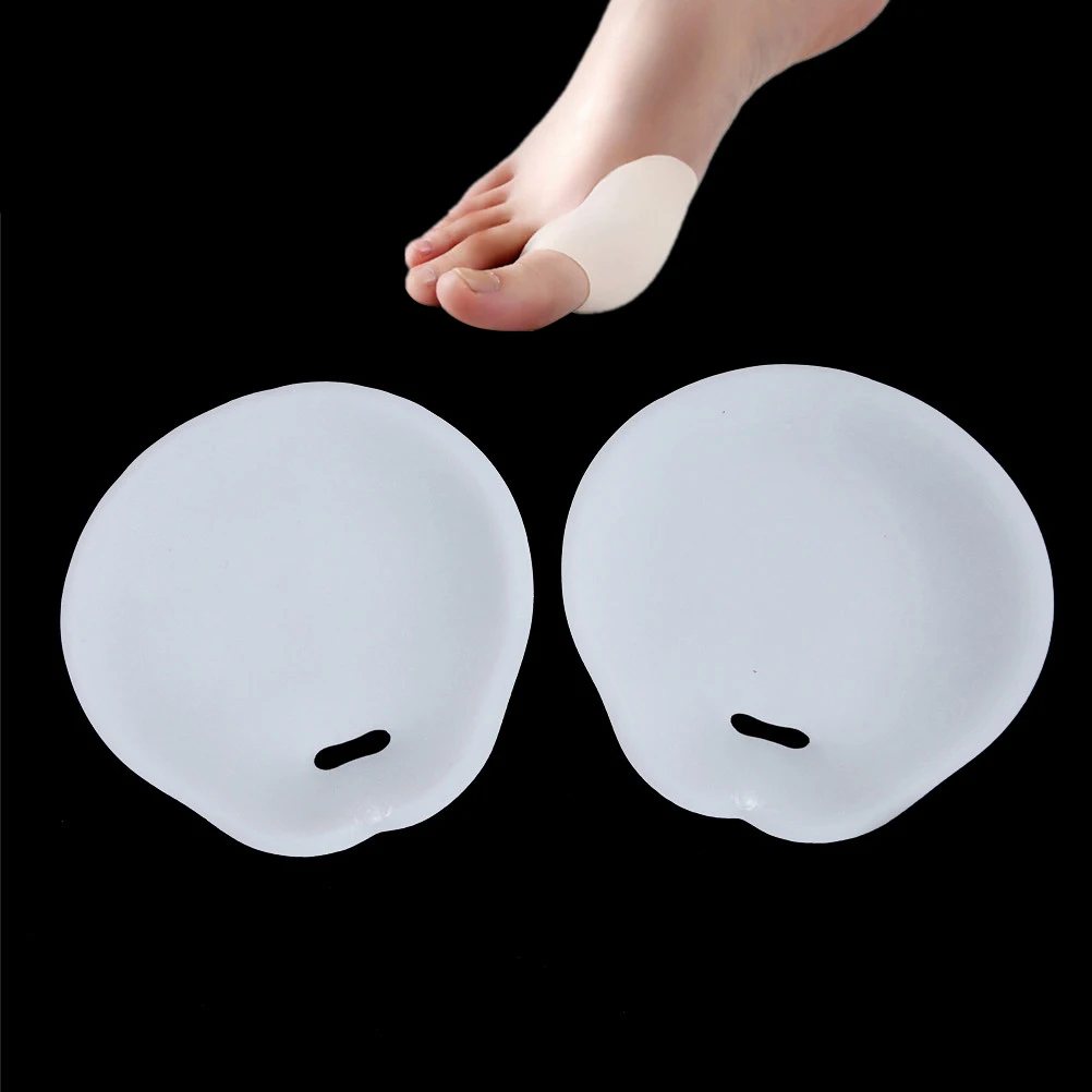 

2Pcs Silicone Bunion Toes Corrector Orthotics Straightener Separator Ease Pain Plantar Fasciitis Shoes Silicon Insoles