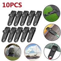 10pcs awning tent clips tarp clamp outdoor tent fixing clip travel camping tent pegs camping accessories anchor gripper jaw