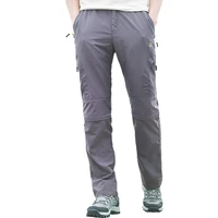 women mens removable hiking pants outdoor sports quick dry breathable man climbing camping summer male detachable trousers va599
