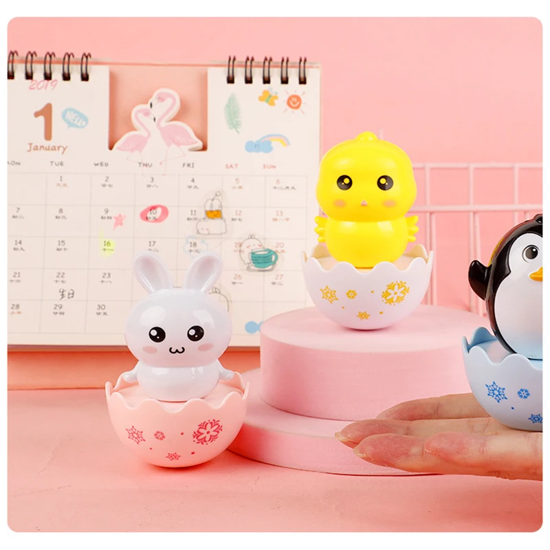 

Детский стакан, пластиковый подарок для новорожденных, игрушка в виде пингвина, курицы, кролика