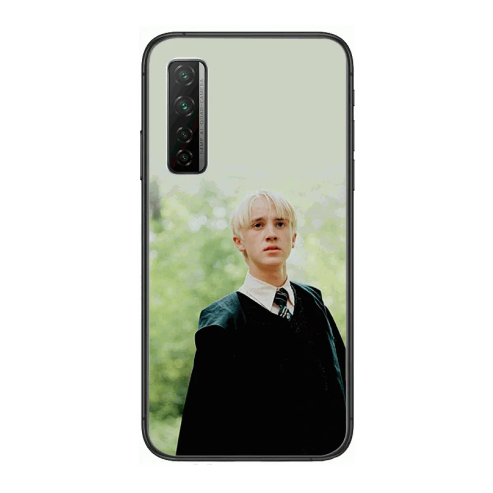 

Draco Malfoy potter Phone Case For Huawei Nova p10 lite 7 6 5 4 3 Pro i p Smart ZBlack Etui 3D Coque Painting Hoesje