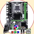 Материнская плата HUANANZHI X58 Pro LGA1366 с процессором Xeon W3690 3,46 ГГц 6 тепловых труб кулер ОЗУ 16 Гб (2*8 ГБ) GPU GTX1050TI 4G видеокарта