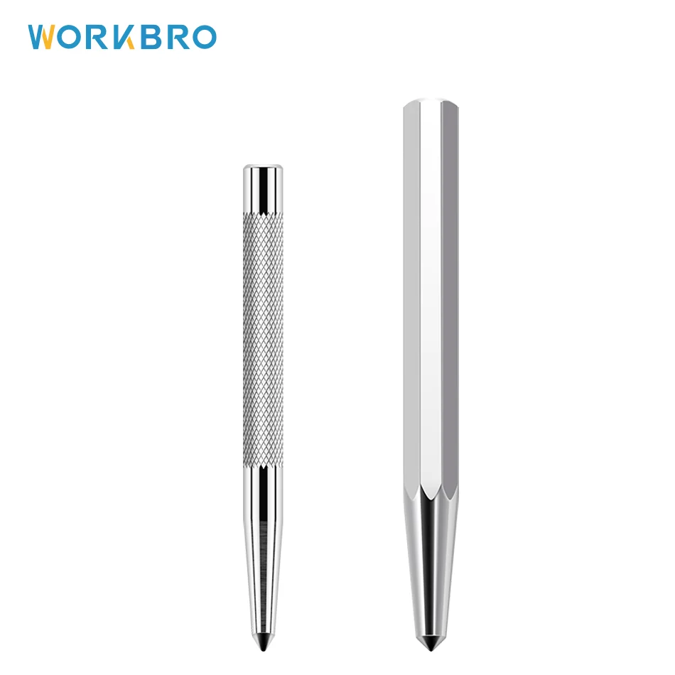 

Center Punch Drilling Tool Punch Cone CR-V Steel Six Angle Single Branch /2PC Chrome Plated Surface Hand Tools Woodworking Tools