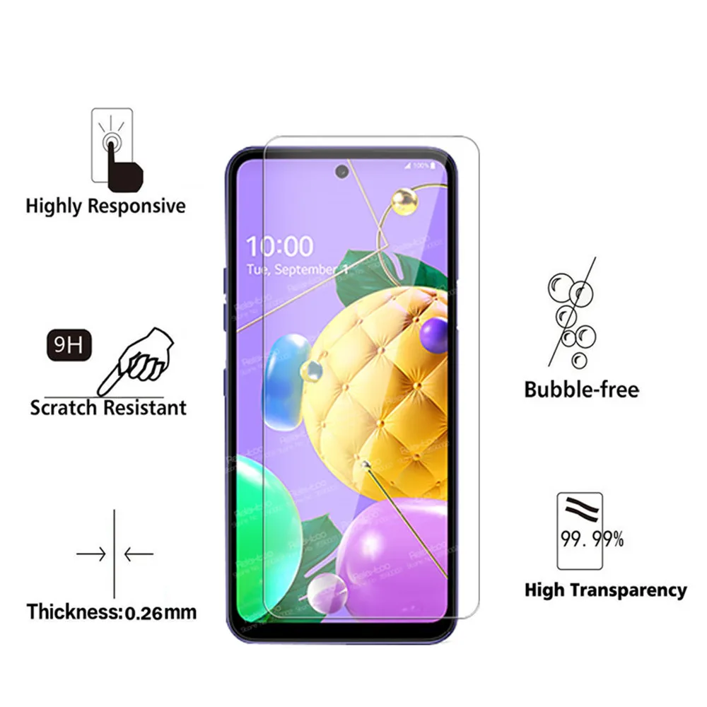3 шт. закаленное стекло для LG Q52 K52 K42 K41S K61 K22 LGK52 LGQ52 LGK42 LGK41S LGK61 LGK22 Защитная пленка