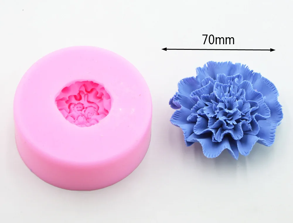 Морской коралл 3D форма для торта цветок силиконовая гвоздики помадки