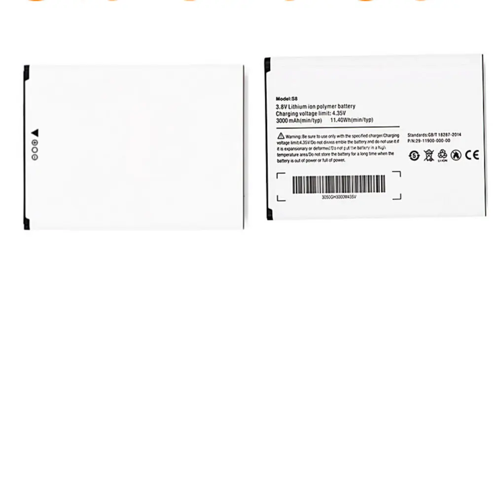Replacement Battery Authentic 3000mAh For Ulefone S8 Pro 5.3Inch Android 7.0 4G Mobile MT6737 Smartphone | Мобильные телефоны и