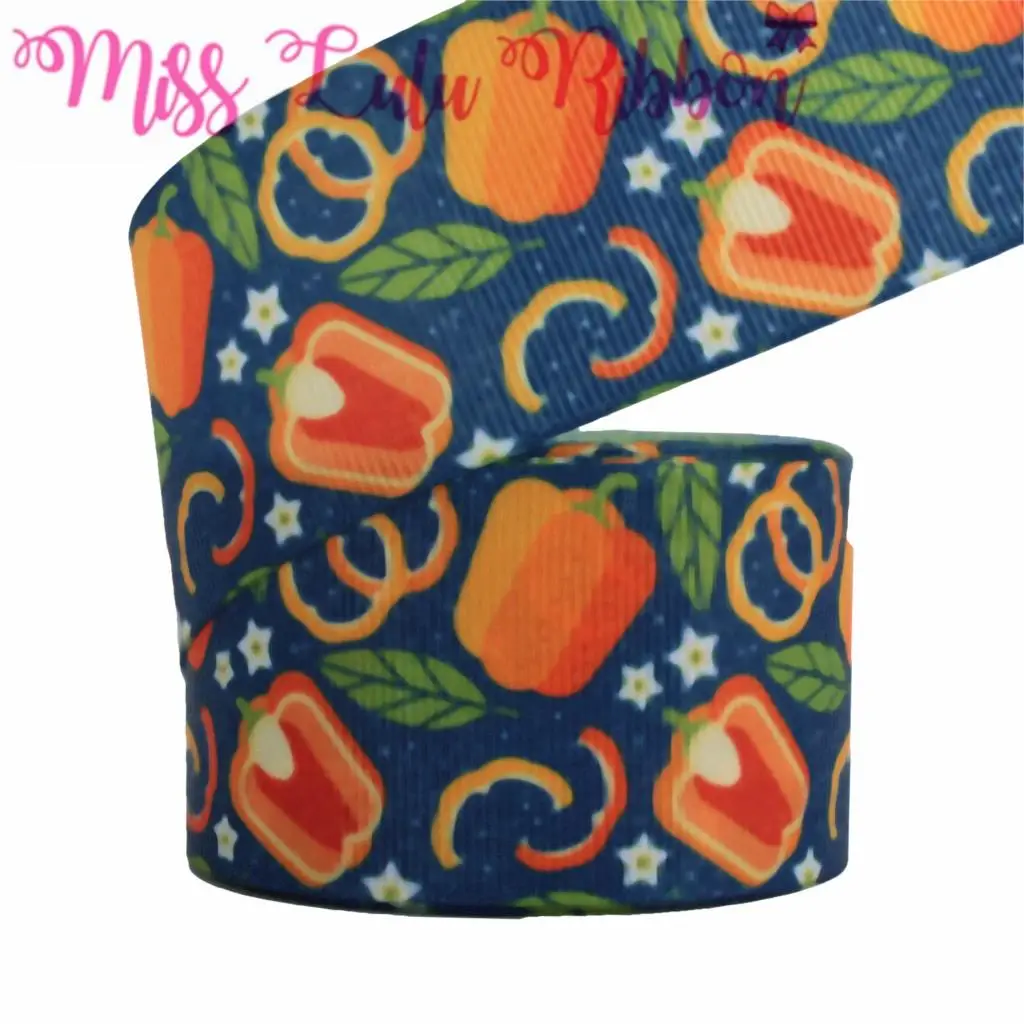 16 мм-75 мм фруктовая серия киви лимон авокадо арбуз печатная корсажная/Foe лента