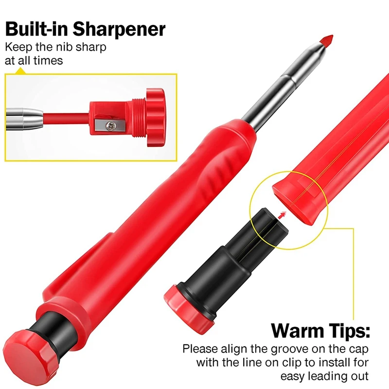 Набор карандашей для столярных работ набор из 19 твердых маркеров строительства и
