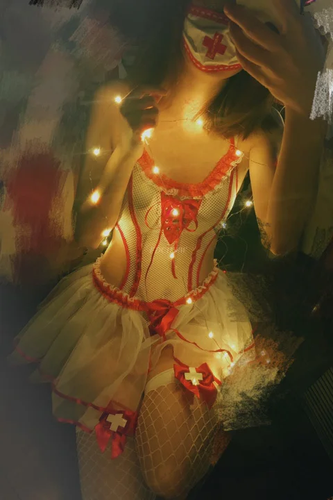 

French Sexy Costumes Nurse Cosplay Costumes Set Erotic Cosplay Ruffles Backless Pajamas Cute Mini Dress Lingerie Sexy Hot Erotic