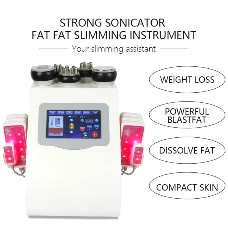 

Non Invasive Portable Lipo Laser Machine 650Nm 8 Pads Lipolaser Slimming Fat Burning Liposuction Cellulite Removal Equipment
