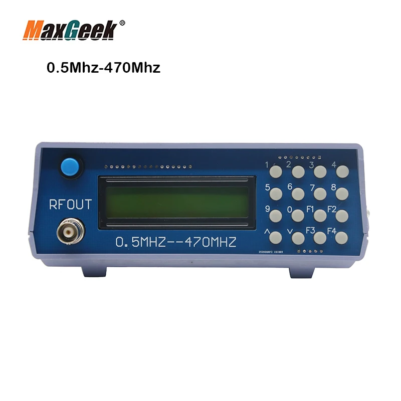 

Maxgeek Новый 0,5 МГц-470 МГц РЧ генератор сигнала тестер для FM-радио Walkie-Talkie Debug