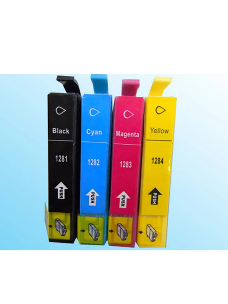 Картридж чернильный совместимый с T1281 T1282 T1283 T1284 Stylus SX125 S22 SX40W SX425W BX305FW 4 шт. |