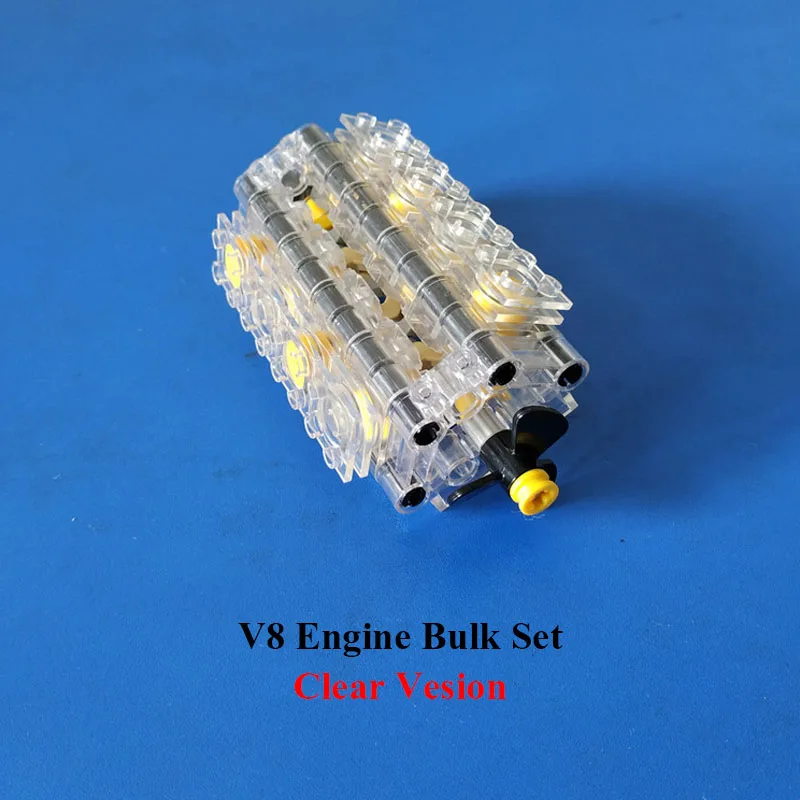 Двигатель V8 1 комплект цилиндр двигателя модель цилиндра детали для сборки