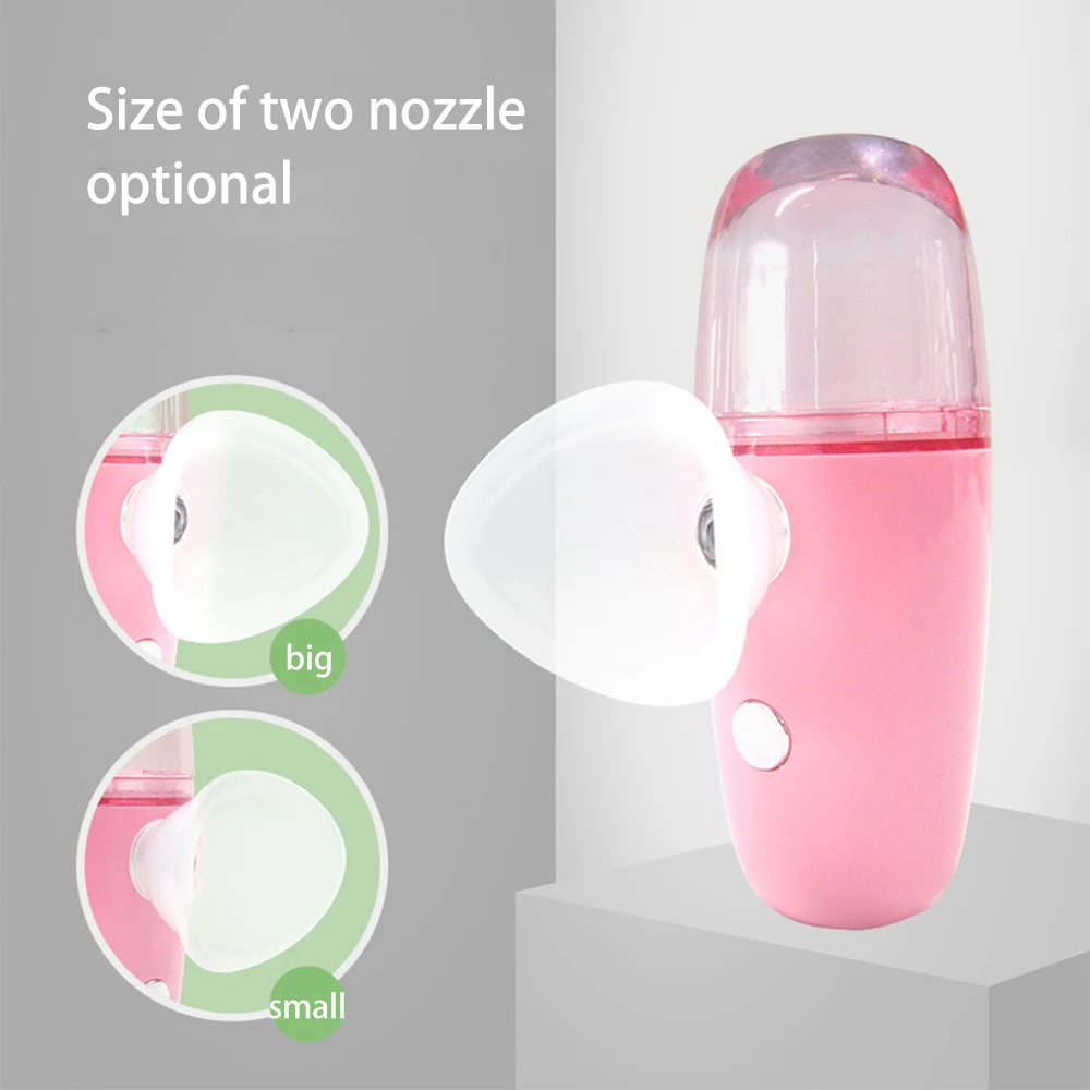 

Nano Sprayer 2 in 1 Facial Steamer Face Eye Care Moisturizing Cleansing Device Water Replenishing Cool Mist Spray Bottle