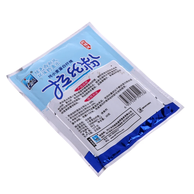 1 Bag Secret Protein Fiber Sticker Fishing Bait Additive Material Fish Carp 30g | Спорт и развлечения
