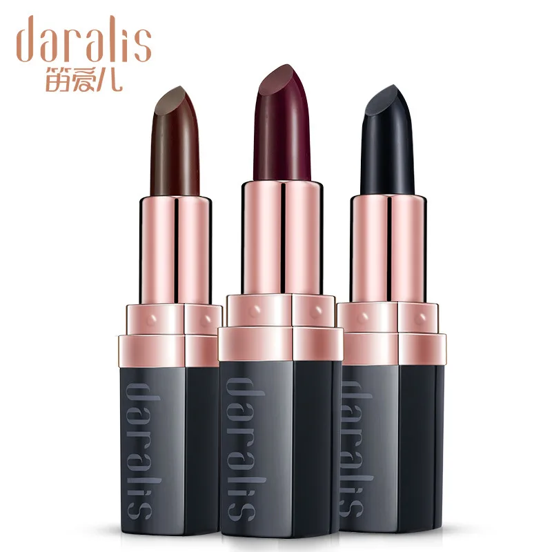 

2set di'ai'er hairdressing pen disposable lipstick black 4.5g black brown hair stick