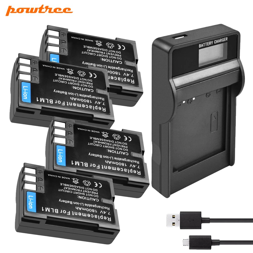 Зарядное устройство Powtree для литий ионных аккумуляторов 7 2 в 1800 мАч + ЖК дисплей со