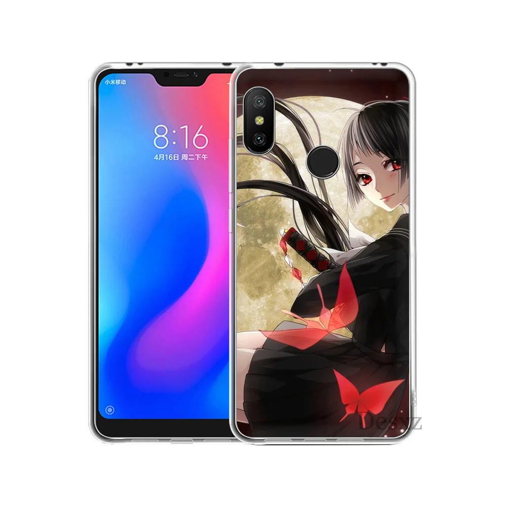Чехол японский меч самурая Girl чехол для Apple IPhone Xiaomi Redmi mi 8 SE Примечание 5 5A 6 6X Pro X 2S A2