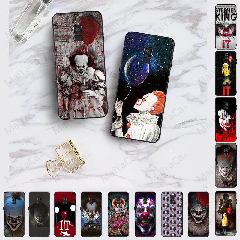 Аксессуары для телефонов Stephen king's it Pennywise The Clown чехол samsung Galaxy A10 A8 A6 A7 A9 A30 A50 A70