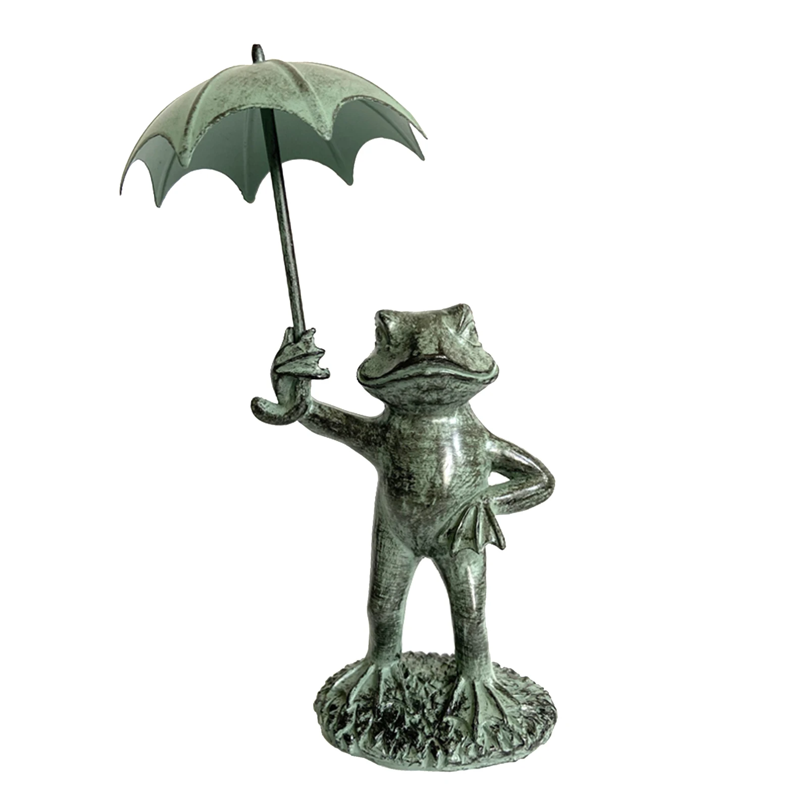 

Resin Frogs Statues Garden Decor Pond Ornament Indoor Outdoor Sculpture