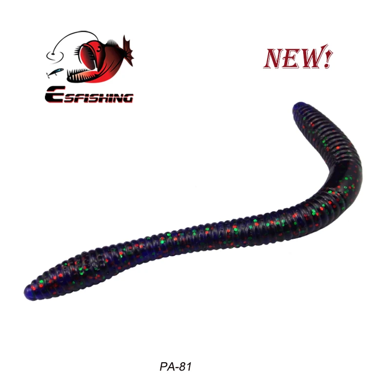 PA81 ESFISHING Мягкая приманка червь дикая палочка 150 мм 11 г 5 шт. рыболовные приманки червяк мягкие приманки для рыбалки снасти карп Pesca приманка для форели - Цвет: PA81